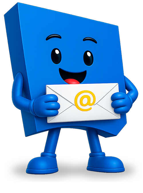 Wacky mail mascota